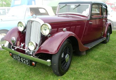 Photo of a 1935 Rover saloon